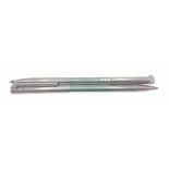 STYLISH TIFFANY AND Co 925 Silver stamped Roller ink pen and Propelling pencil set - dimension