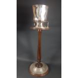 CHRISTOFLE Silver plated champagne bucket and stand