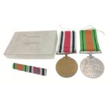 Two WWll service medals for Faithful Service In The Special Constabulary belonging to Alexander