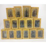 LORD OF THE RINGS - 15 boxed NLC figures by EAGLEMOSS to include good guys and bad guys: Frodo and