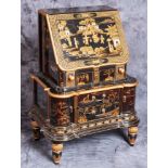 SUPER QUALITY Highly decorative CHINOISERIE BIJOUTERIE cabinet with multi drawer sets and make-up