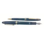 MONT BLANC 4810 14k white gold tipped fountain pen L585 MEISTERSTUCK in its stunning black with