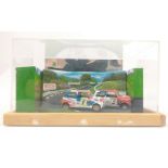 CORGI Mini Seven & Mini Miglia 1999 Winners Diorama in home built display case