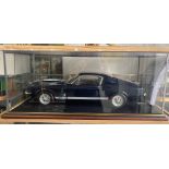 1:8 DeAgostini 1967 FORD SHELBY MUSTANG GT500 Model constructed and presented in a home built