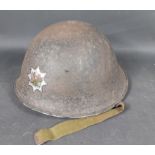 WWII era Turtle style Firemans helmet complete with liner