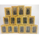 LORD OF THE RINGS - 15 boxed NLC figures by EAGLEMOSS to include good guys and bad guys: Legolas,