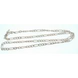 9kt stamped yellow gold chain weight 2.64g approx 41cm length approx