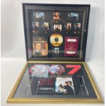 JAMES BOND - two collages of Pierce Brosnan era memorabilia to include four Die Another Day film