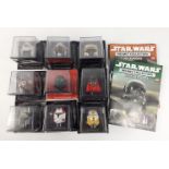 STAR WARS Helmet Collection collectable models by DeAGOSTINI magazines from issues 72-80 with