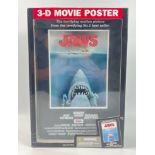 JAWS - a Jaws 3-D PVC poster 16cm by McFarlane Toys approx 21 x 32 x 5cm - costs rrp £175 approx