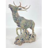 An impressive composite14-point STAG standing 32cm high