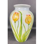 Tall modern floral flower vase