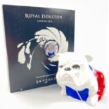 JAMES BOND (Skyfall) - ROYAL DOULTON 'Jack' bulldog figure 8.5cmx10cmx15.6 cm as new condition