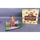 A RINGTONS 'Beware of the Dog' figure boxed and in protective polystyrene