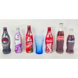 COCA-COLA - various edition Coke bottles to include two for Christmas and 1 Diet Coke bottle and