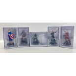 MARVEL collectors figurines by EAGLEMOSS to include Red Skull, Captain America, Gamora, Drax, Star