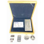 FOR THE INVESTOR - A 1 kg METALOR SILVER BAR within its original presentation case with also its