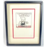 OOR WULLIE - a limited edition (8/200) Oor Wullie screenprint initialled in pencil by JOHN