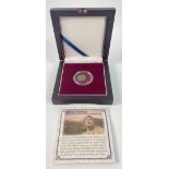 A genuine Hadrian's Silver Denarius coin complete with its presentation case and historical