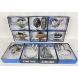 STAR TREK - a collection of blister packed, unopened EAGLEMOSS diecast figures to include Hirogen