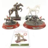 A group of Horse figures to include: Craftsman Studios ''Over the Hurdles'' and ''Refusals''