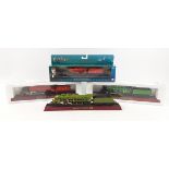 3 boxed locomotives featuring THE FLYING SCOTSMAN , DUCHESS and a Corgi HOGWARTS EXPRESS and an