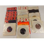 A collection of 18 T REX / MARC BOLAN 7" records to include a 1971 GET IT ON in good condition , a