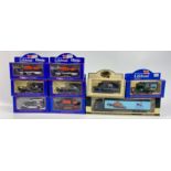 A collection of boxed RNLI die cast collector's model cars and model lifeboats from Eyemouth,