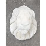 A lion wall hanging plaque
