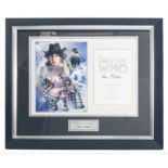 DOCTOR WHO Tom Baker signed framed picture 60 x 50cm approx