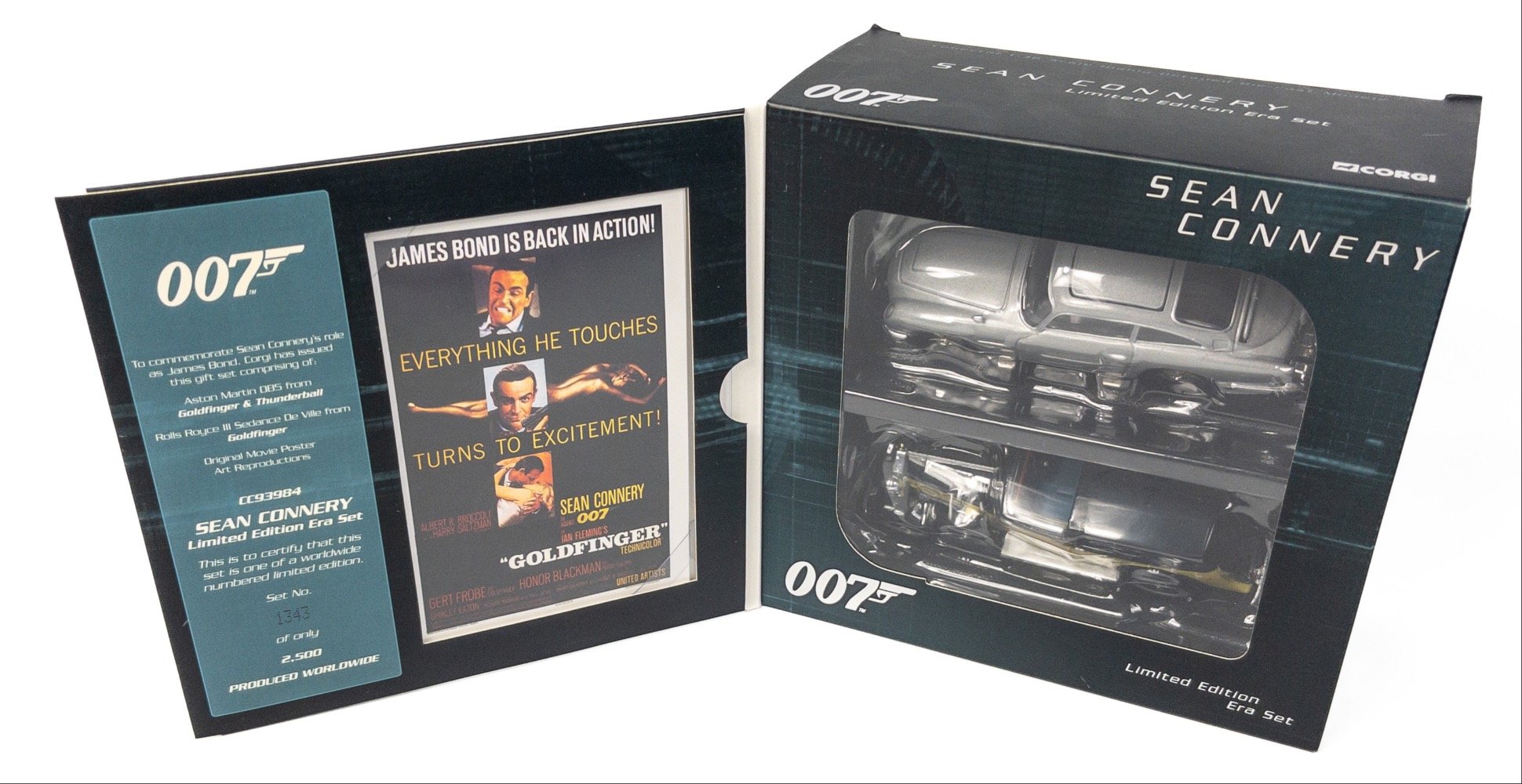 007 SEAN CONNERY Limited Edition Era Set No 1343 of 2500 produced WORLDWIDE Ltd Edition by Corgi - - Bild 3 aus 3