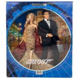 007 JAMES BOND COLLECTOR EDITION BARBIE COLLECTIBLES by Mattel Ken and Barbie dolls gift set -