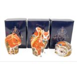 ROYAL CROWN DERBY Lovely Woodlands Creatures collection