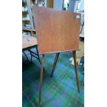 An old artists easel - dimensions 120cm height x 54cm width