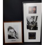 An AUTOGRAPHED Timothy Dalton JAMES BOND framed photo by Romarc Autographs with its certificate of