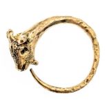 RARE! Roman Gold plaid ring holder - no provenance comes with this item 15/16ct gold