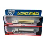 JAMES BOND - two CORGI (TY07201) Licence to Kill Kenworth Tankers both new in boxes