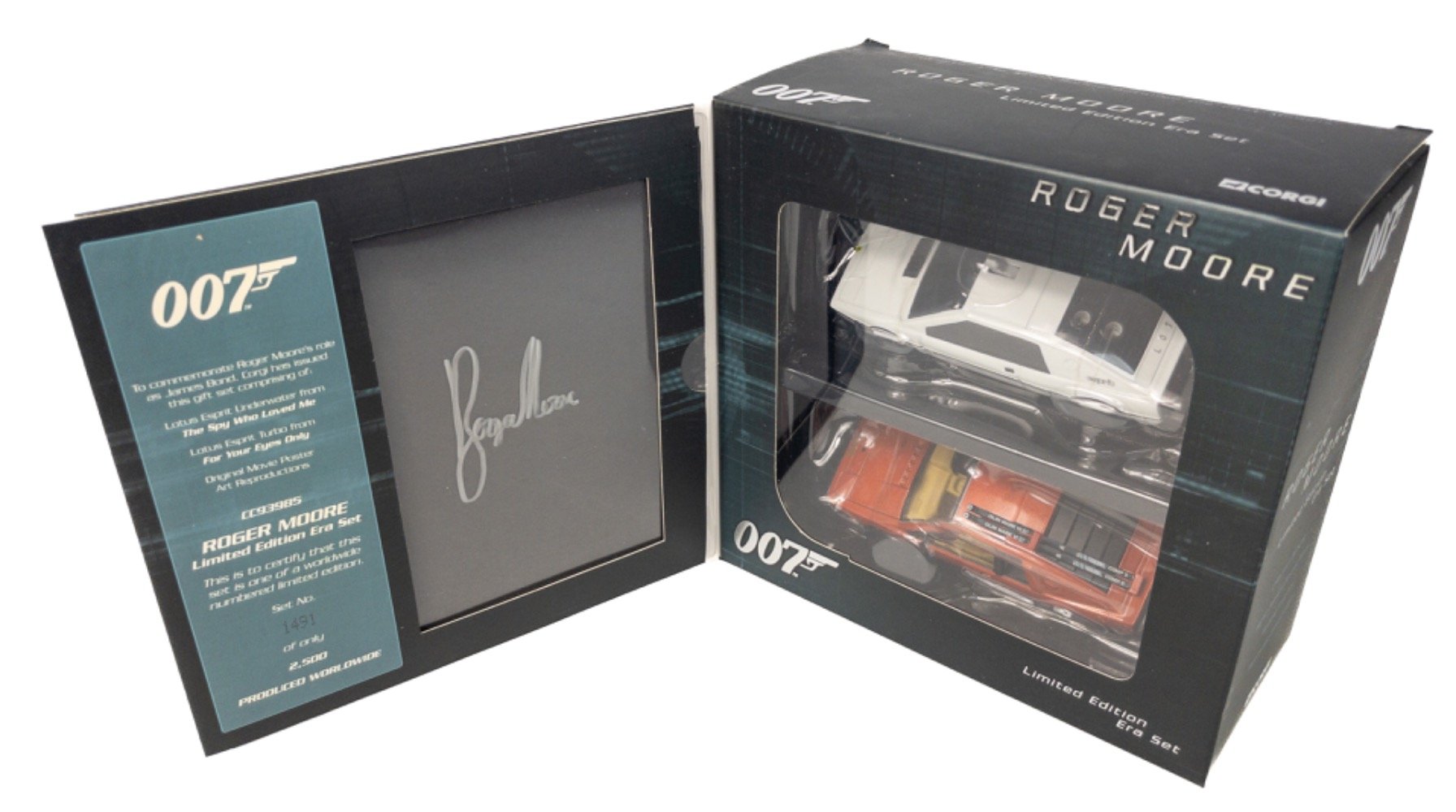 Personally Autographed 007 ROGER MOORE Limited Edition Era Set No 1491 of 2500 (model CC93985) - Bild 3 aus 4