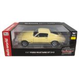 AMERICAN MUSCLE - 1:18 1962 FORD MUSTANG - GT 2+2, 50 years anniversary edition boxed as new