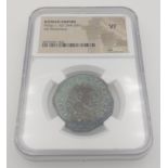 ROMAN EMPIRE PHILIP 1 AD 244-249 coin. NGC encapsulated and graded as VF.One of many similar