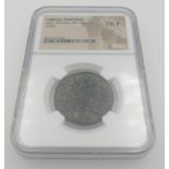 THRACE PAUTALIA SEPT SEVERUS AD193-211 coin. NGC encapsulated and graded as CH F.One of many