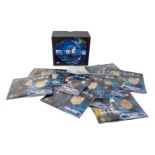 DOCTOR WHO Royal Mint cupro-nickel medal display box complete with 12 sealed medals to include;