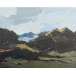 Kyffin Williams (British 1918-2006) "Snowdon from Llanllyfni", signed print.