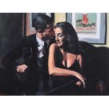 Fabian Perez (Argentinian 1967-) ''Proposal at Hotel Du Vin'', signed giclee print.