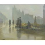 Jim McDonald (British 20th/21st century) "City Hall, Belfast", oil on canvas.