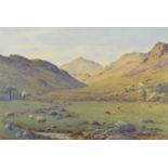 Richard Redfern (British 1846-1921) "Upper Eskdale with Bowfell"