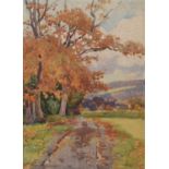 George Cockram R.I., R.C.A. (British 1861-1950) "Autumn, Betws-y-Coed"