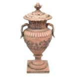 20th-century classical urn with cover