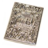 Silver visiting card case
