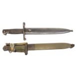 Two Spanish bayonets and scabbards